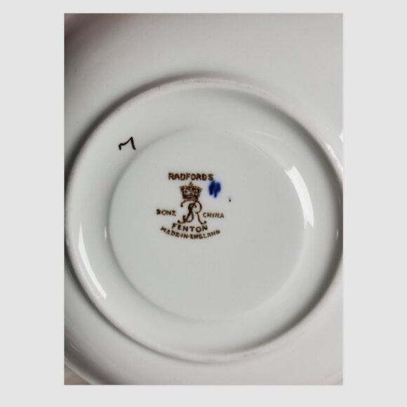 Rare RADFORDS Fenton LIAO Imari Style Hand Painted English Tea Cup - Picture 6 of 6